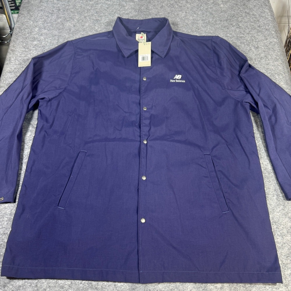 New Balance Made in USA Woven Jacket Men's XL Dark Mercury Navy MJ41540DEY